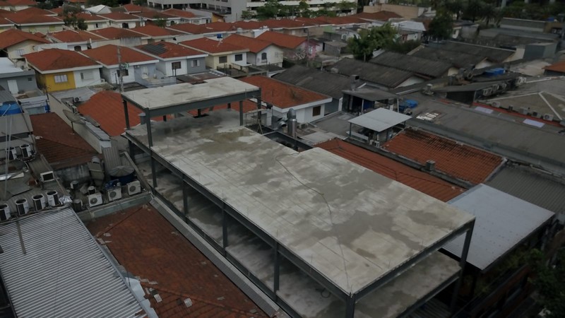 Lajes em formas metálicas Steel Deck com Concreto